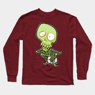 skull soccer Long Sleeve T-Shirt